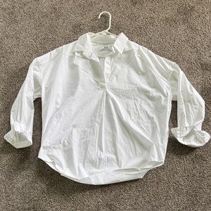 Magaschoni White Button-Down women’s Shirt